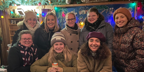 S&K-Team auf dem Weihnachtsmarkt