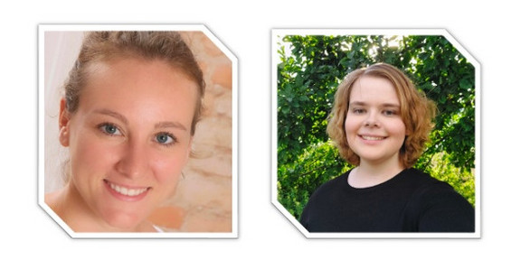 Luisa Kramschneider und Charlotte Ellerkmann