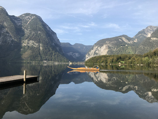 Bild von See und Bergen