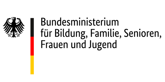 Logo vom Bundesministerium für Bildung, Familie, Senioren, Frauen und Jugend (BMBFSFJ)