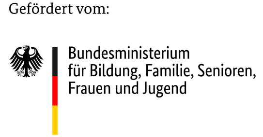 Logo vom Bundesministerium für Bildung, Familie, Senioren, Frauen und Jugend (BMBFSFJ)