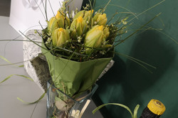 Blumen, Sekt und Schokolade